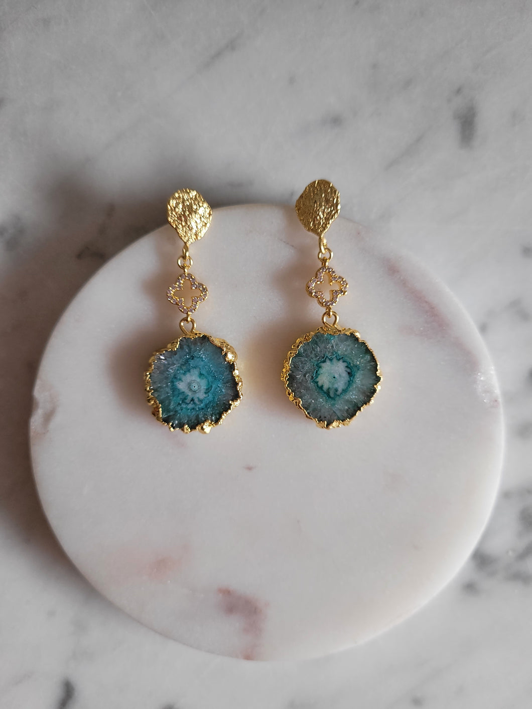 Tuerkisene Ohrringe - Edelsteinschmuck, Designerschmuck und Brautschmuck aus Muenchen